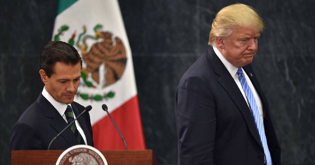 Donald Trump Goes To Mexico, Does Not Start War