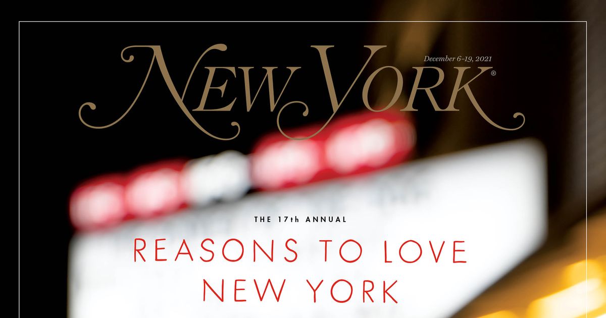 On The Cover Of New York Magazine Reasons To Love New York New York Media Press Room 