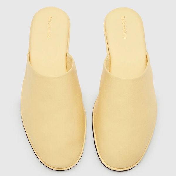 Reformation Zealand Flat Mule