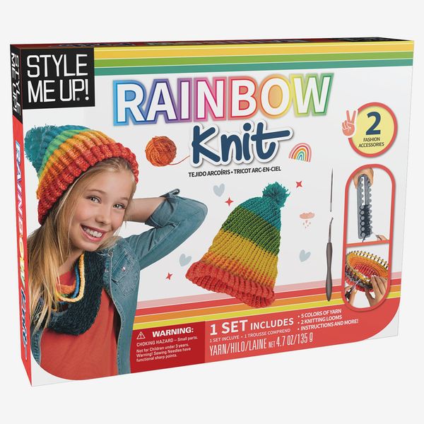 Style Me Up Rainbow Knitting Kit