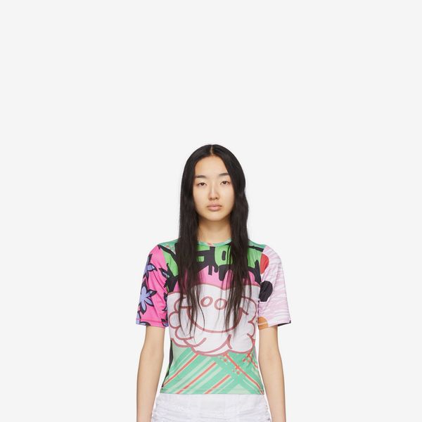 Chopova Lowena Multicolor Polyester T-Shirt
