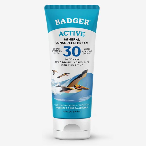 Badger SPF 30 Active Mineral Sunscreen Cream