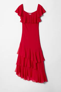 & Other Stories Ruffle Maxi Dress