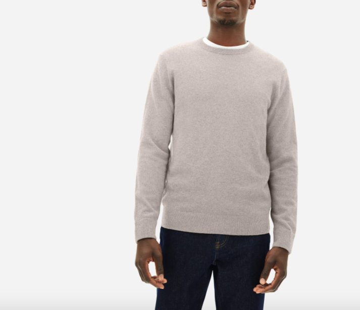 everlane mens cashmere crew