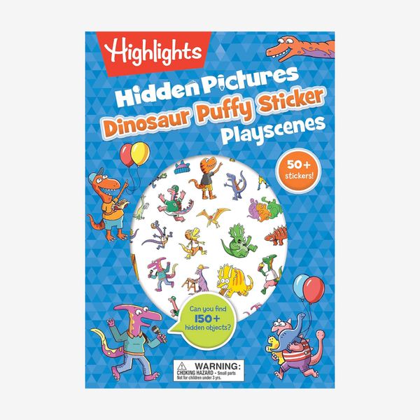 Highlights Dinosaur Hidden Pictures Puffy Sticker Playscenes