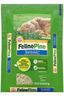 Feline Pine Original 100% Natural Cat Litter (20 Pounds)