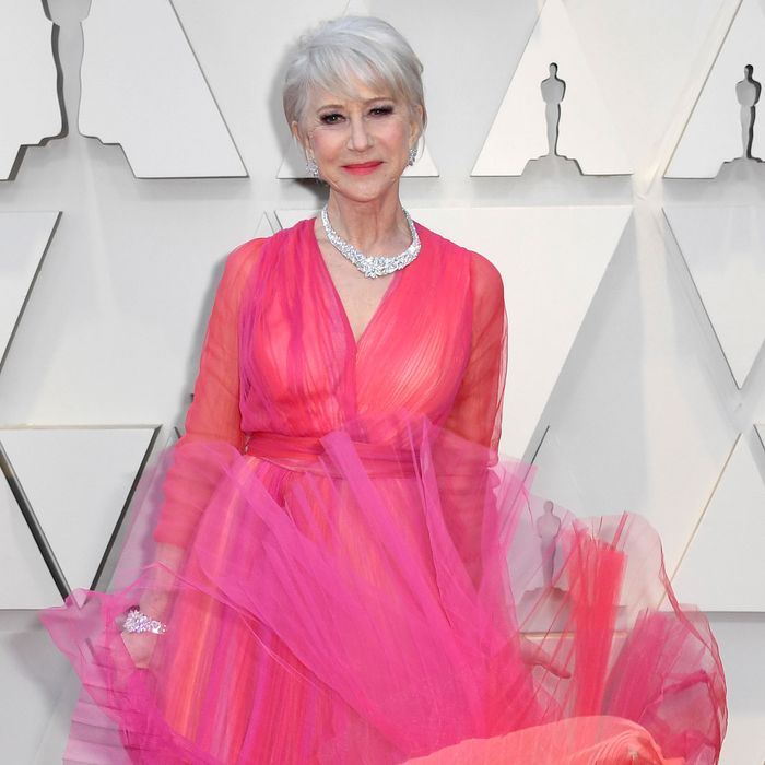 helen mirren 2019 oscars dress