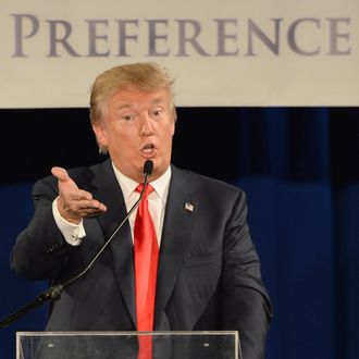 GOP Presidential Front Runner Donald Trump Address Republican Conference In Nashville