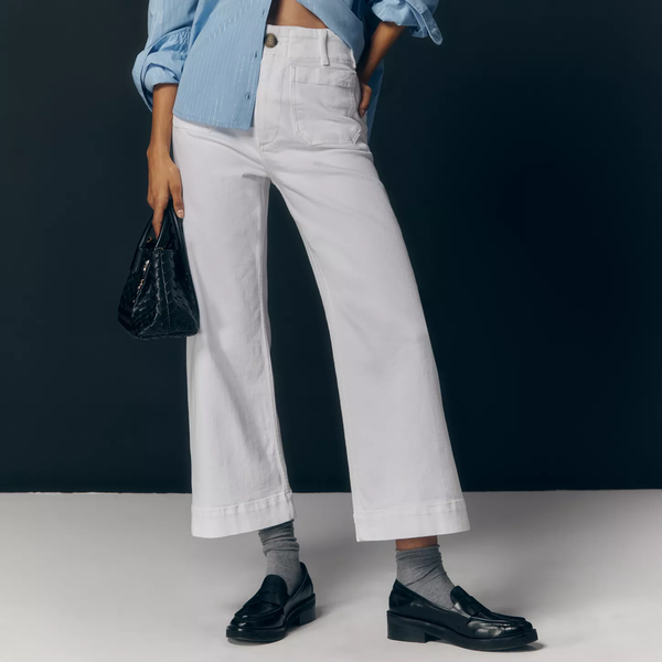 Maeve Colette Crop Wide-Leg Jeans