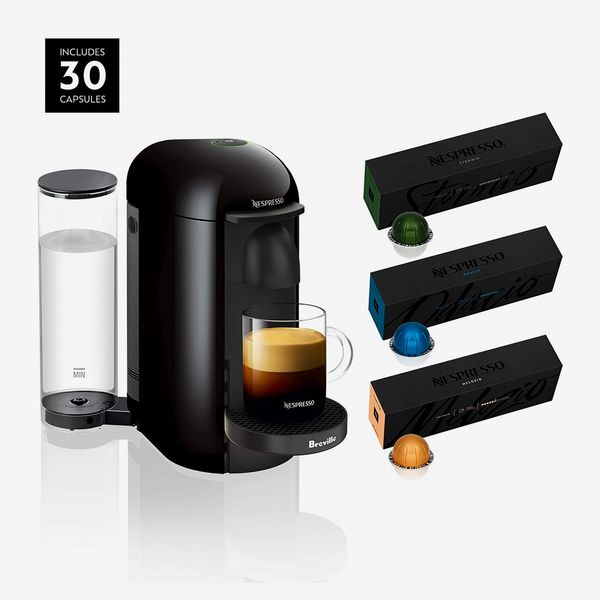 Breville Nespresso VertuoPlus Coffee Machine with Aeroccino