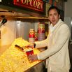 Nicolas Cage Serves Popcorn to Fans on the Opening Day of His Directorial Debut, "Sonny"