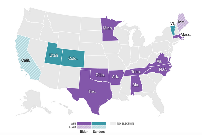 Super Tuesday Live Updates: 2020 Democratic Primary