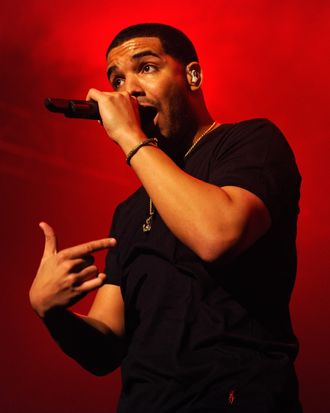 LAS VEGAS, NV - JANUARY 01: Recording artist Drake performs at The Joint inside the Hard Rock Hotel & Casino January 1, 2012 in Las Vegas, Nevada. (Photo by Ethan Miller/Getty Images)