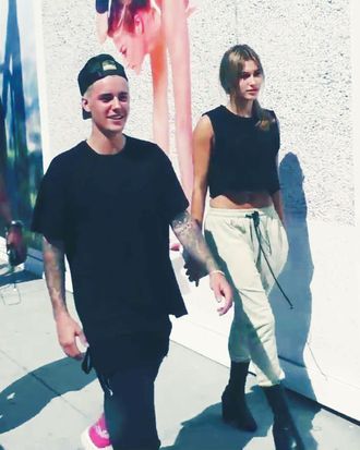 Justin Bieber and Hailey Baldwin.