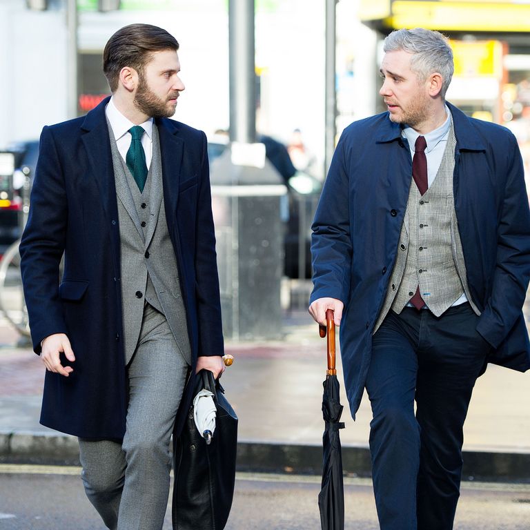 Street Style: Chic Layers at the London Men's Shows