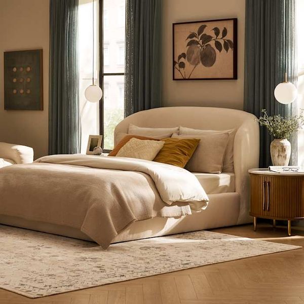 Castlery Auburn Performance Bouclé Storage Bed