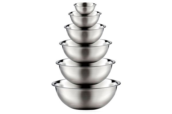 Finedine set of six stainless-steel bowls