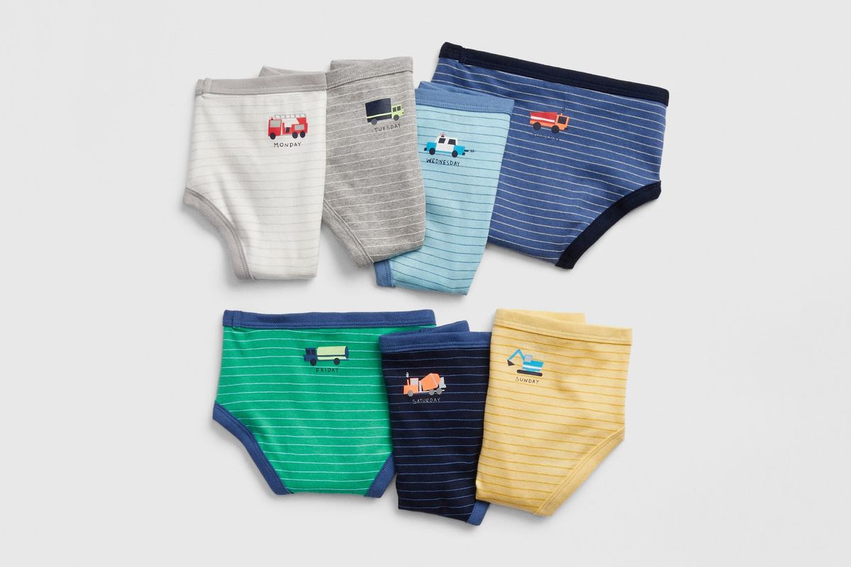 Little Boys' Cotton Brief Soft Underwear Multipack