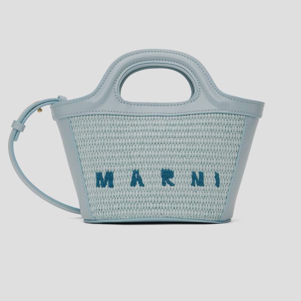 Marni Blue Micro Tropicalia Tote