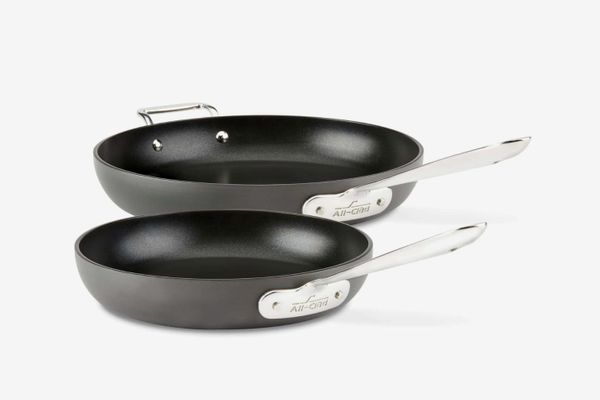 All-Clad 10-Inch & 12-Inch Hard Anodized Aluminum Nonstick Fry Pan Set