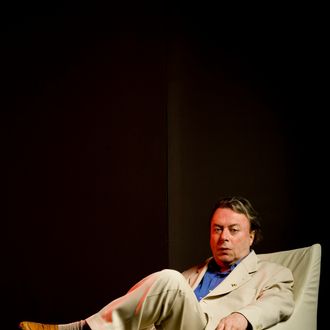 Christopher Hitchens poses during a portrait session on May 22, 2010 in Australia.