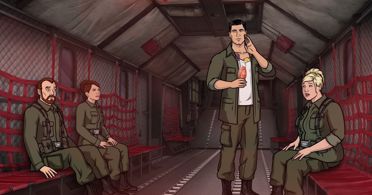 Archer Recap Guns Out, Buns Out!