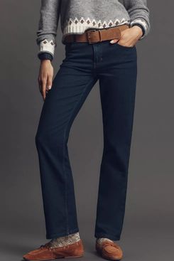Reformation Elton Mid-Rise Straight-Leg Jeans