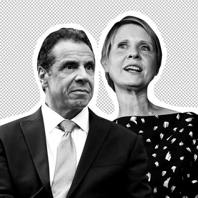 Andrew Cuomo, Cynthia Nixon.