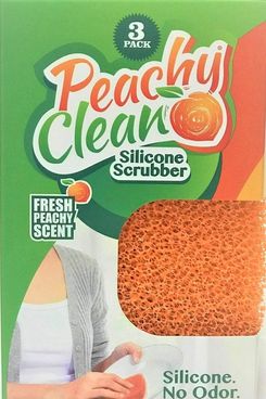 Peachy Clean Silicone Scrubber, 3-Pack