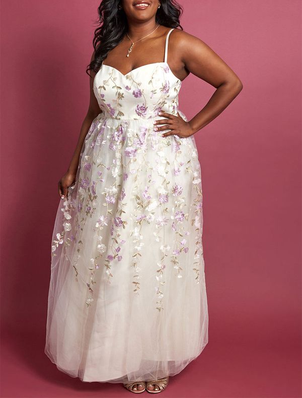 Chi Chi London Authentic Elegance Maxi Dress in Ivory