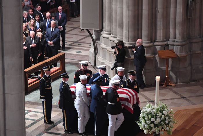 Speeches and Scenes From McCain’s Memorial in Washington