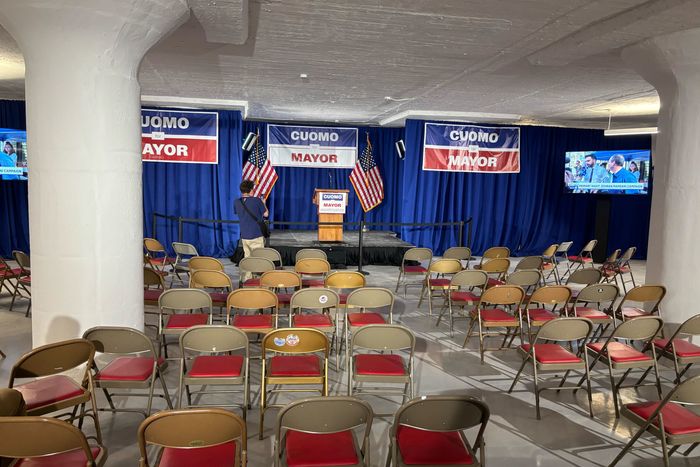 The scene at Andrew Cuomo’s Election Night party.