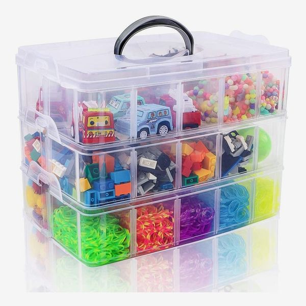 3-Tier Stackable Storage Plastic Organizer