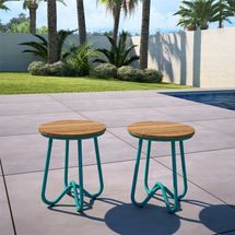 Novogratz Bobbi Outdoor Accent Stool