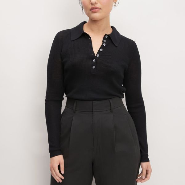 Everlane The Polo in Ultrasoft Merino