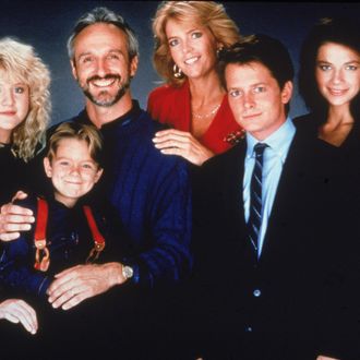 Cast Portrait From 'Family Ties