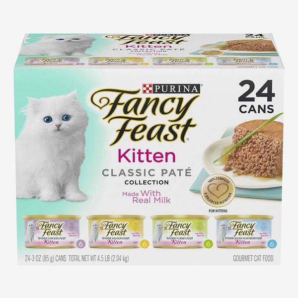Purina Fancy Feast Grain-Free Classic Pâté Wet Kitten Food Variety Pack