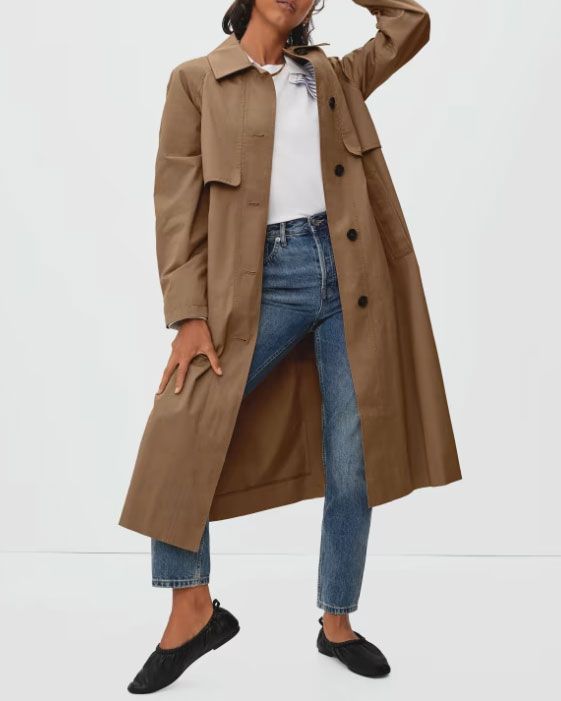 Water-Resistant Trench Coat