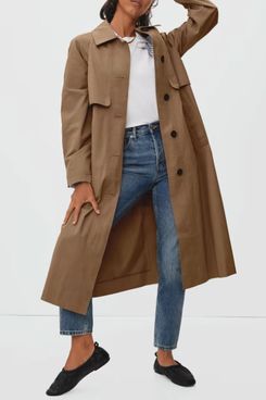 trench coat heels