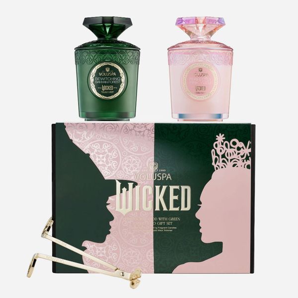 Pink Goes Good with Green Candle Duo Set