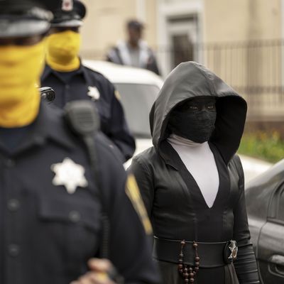 Regina King in <em>Watchmen.</em>