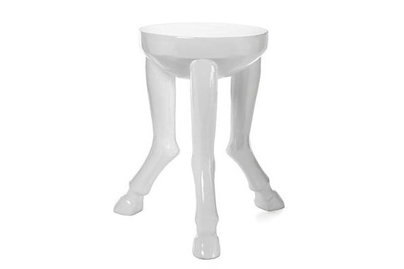 Hoof Legged Accent Table