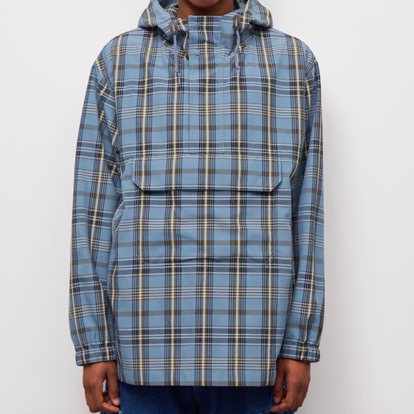 GU Checked Half Zip Parka | UL