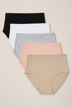 Pact Everyday High Rise Brief - 5 Pack