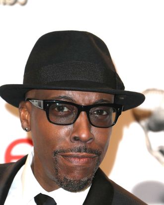 PASADENA, CA - FEBRUARY 22: TV personality Arsenio Hall poses in the press room during the 45th NAACP Image Awards presented by TV One at Pasadena Civic Auditorium on February 22, 2014 in Pasadena, California. (Photo by Frederick M. Brown/Getty Images for NAACP Image Awards)