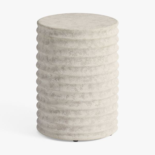 Pottery Barn Naples Terracotta Round Outdoor Accent Table