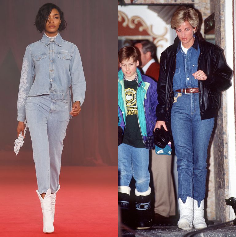 See Every Princess Diana Riff From Off-White Spring 2018