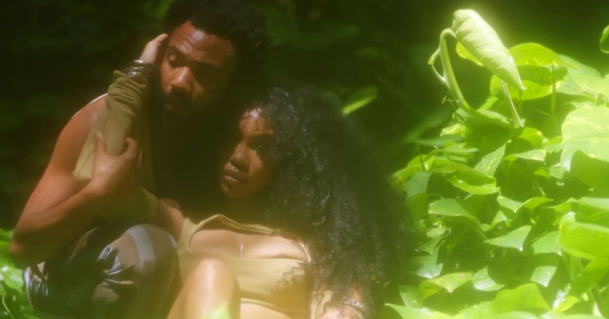 觀看 SZA 和 Donald Glover 在她的新“花園”音樂視頻中擁抱在花叢中