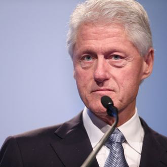 WASHINGTON, DC - JULY 27: Former U.S. President Bill Clinton delivers closing remarks at the International AIDS Conference at the Walter Washington Convention Center July 27, 2012 in Washington, DC. This is the 19th annual international gathering of 'policy makers, persons living with HIV and other individuals committed to ending the pandemic.' Leaders in the fight against HIV/AIDS -- including Bill Gates, UNAIDS Executive Director Michel Sidib?, Elton John and U.S. Secretary of State Hillary Rodham Clinton -- also addressed the conference. (Photo by Chip Somodevilla/Getty Images)