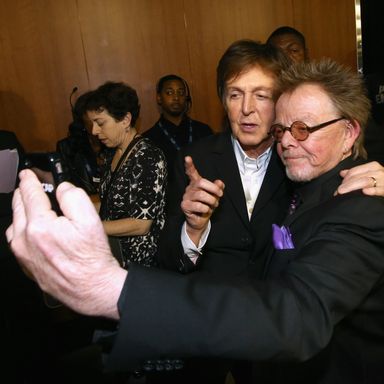 "You wrote 'Rainbow Connection,' mate, so you've earned this selfie."